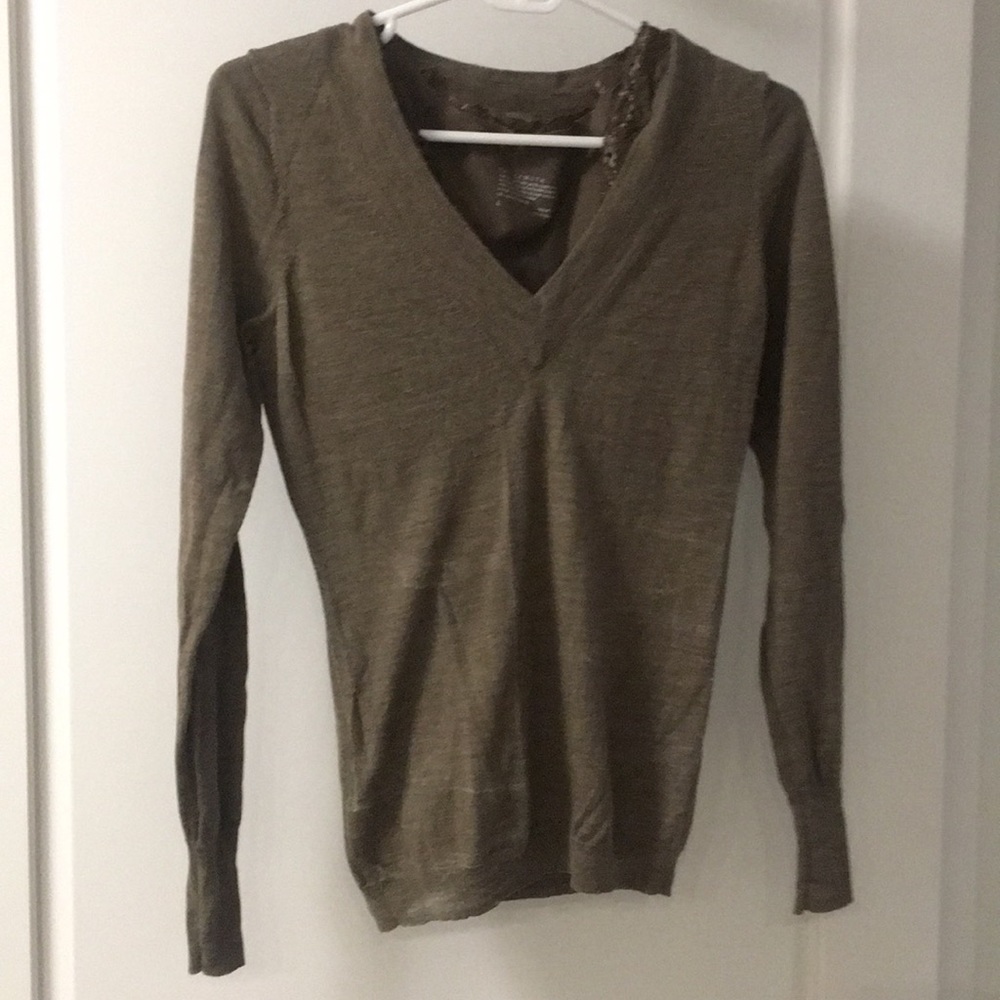 Limited sweater with matching lace edged camisole